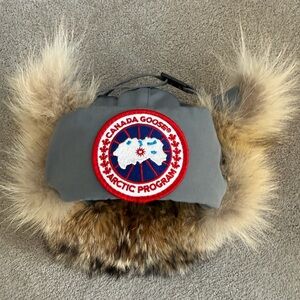 Canada Goose Ladies Aviator Fur Hat - Gray